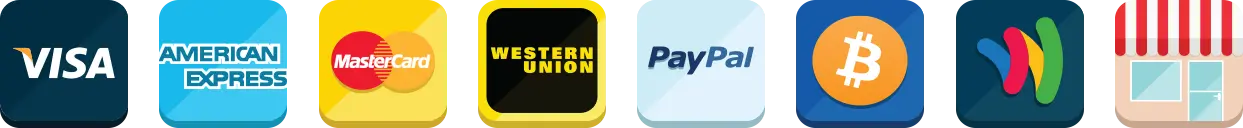 Medios de pago aceptados